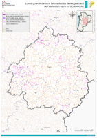 Dordogne : zones potentiellement favorables au développement de l'éolien terrestre