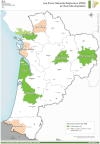 Nouvelle-Aquitaine : parcs naturels régionaux (PNR) - atlas 2024
