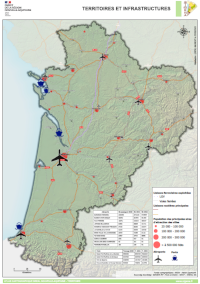 Nouvelle-Aquitaine : territoires et infrastructures - atlas 2024