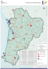 Nouvelle-Aquitaine : territoires et infrastructures - atlas 2024
