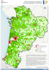 Nouvelle-Aquitaine : grille communale de densité au 1er janvier 2024