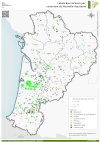 Nouvelle-Aquitaine : Labels bas-carbone par commune - atlas 2024