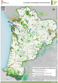 Nouvelle-Aquitaine : inventaires scientifiques de biodiversité - atlas 2024