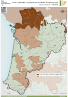 Nouvelle-Aquitaine : Zones Vulnérables à la Pollution par les Nitrates d'Origine Agricole - Atlas 2023