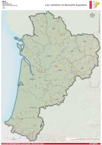 Nouvelle-Aquitaine : carrières - atlas DREAL 2021