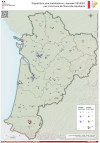 Nouvelle-Aquitaine : répartition des insallations classées SEVESO par commune