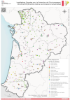 Nouvelle-Aquitaine : Installations classées pour la protection de l'environnement concernées par la directive IED - atlas 2024