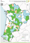 Nouvelle-Aquitaine : plans locaux d'urbanisme intercommunaux (PLUI) - atlas 2024