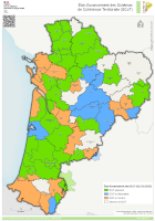 Nouvelle-Aquitaine : État d'avancement des Schémas de Cohérence Territoriale (SCoT) - Atlas 2023