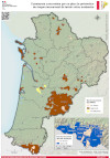 Nouvelle-Aquitaine : communes concernées par un PPR mouvement de terrain et/ou avalanche