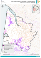 Gironde : zones potentiellement favorables au développement de l'éolien terrestre