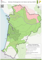 Nouvelle-Aquitaine : schémas d'aménagement et de gestion des eaux (SAGE) - atlas 2023