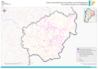Corrèze : zones potentiellement favorables au développement de l'éolien terrestre