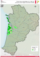 Nouvelle-Aquitaine : plans de prévention des risques incendies de forêt - atlas 2023