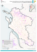 Charente-Maritime : zones potentiellement favorables au développement de l'éolien terrestre