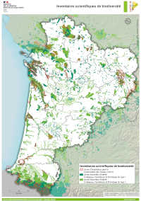 Nouvelle-Aquitaine : inventaires scientifiques de biodiversité - atlas DREAL 2021