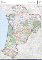 Nouvelle-Aquitaine : réseau routier - atlas 2023