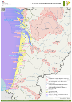 Nouvelle-Aquitaine : outils d'intervention sur le littoral (atlas 2023)
