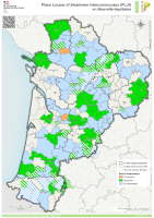 Nouvelle-Aquitaine : plans locaux d'urbanisme intercommunaux (PLUI) - atlas 2023